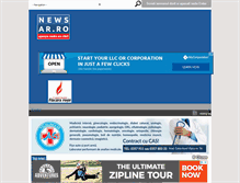 Tablet Screenshot of newsar.ro